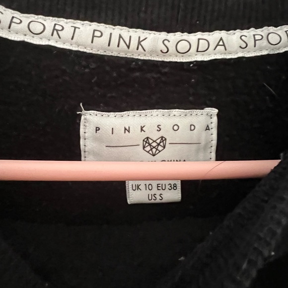 Pink Soda Black Crewneck - Picture 2 of 3